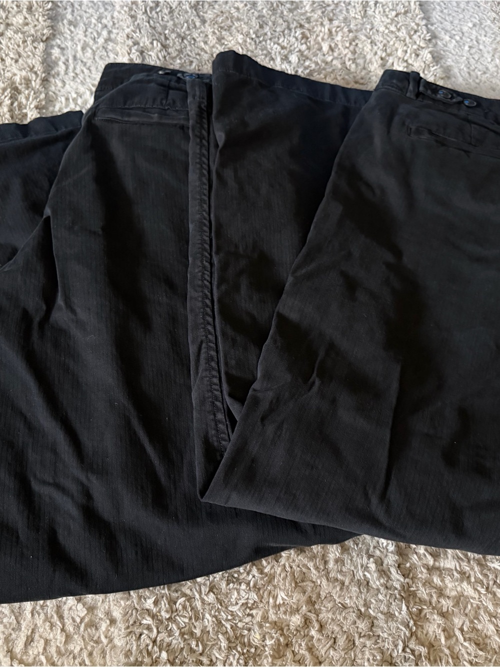 American Eagle Outfitters Wide-Leg Pants in Black